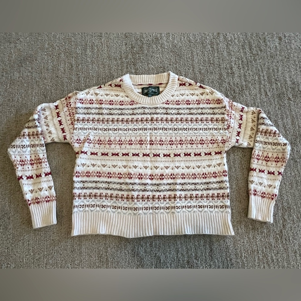 American Eagle patterned sweater